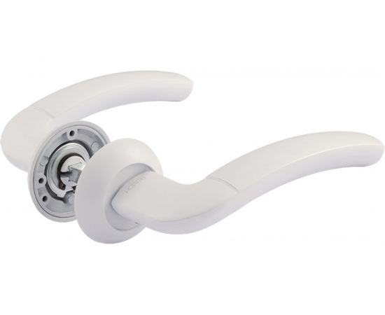 Дверная ручка НОРА-М 23А AL белый 17230 