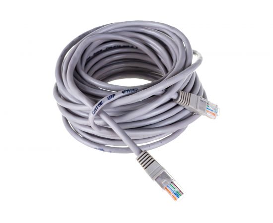 Литой патчкорд Telecom UTP, категория 5е ,10,0м, серый NA102--10M 