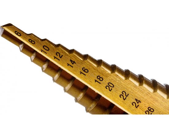 Сверло ступенчатое 6-30 мм, HSS-TIN Gigant GT-161 – изображение 12