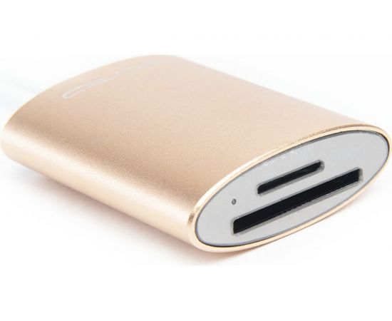 Переходник Atom Evolution USB Type-C 3.1 - Micro SD/TF, 0,15 м, штекер/гнездо, золотой, 31050 – изображение 2