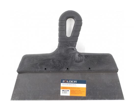 Фасадный шпатель ZOLDER 250 мм, полированная нержавеющая сталь, ручка пластик А1062-250 – изображение 2