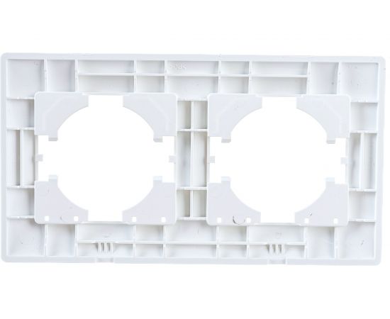 Рамка GUSI ELECTRIC Bravo 2-местная, цвет белый С1020-001 – изображение 2