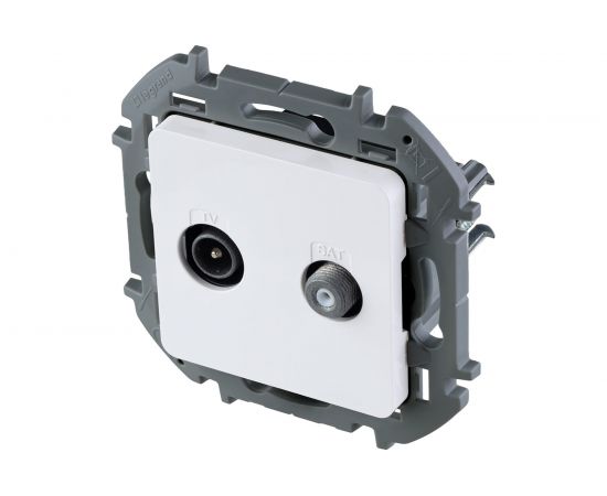 Двухкабельная розетка TV/SAT Legrand - INSPIRIA - белый 673880 – изображение 2