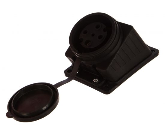 Розетка наружной установки LEZARD 202 наклонная трехфазная 3Р+Е 3х32А 380V 332-0100-0202 – изображение 2