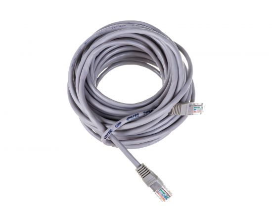 Литой патчкорд Telecom UTP, категория 5е ,10,0м, серый NA102--10M – изображение 2