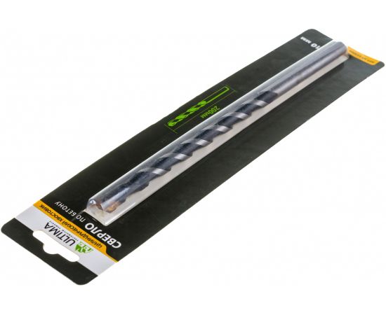 Сверло по бетону (10х200 мм; цилиндрический хвостовик) ULTIMA 113009 – изображение 2