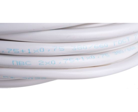 Провод ЭлПроКабель гибкий круглый ПВС 3х0,75 20м ГОСТ 4630017848300 – изображение 3