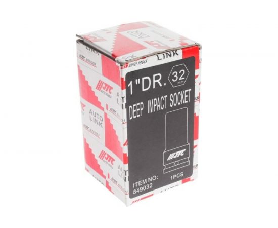 Головка торцевая 1” 32 ударная высокая L=90мм JTC 849032 – изображение 3