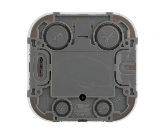 Розетка компьютерная + телефонная Legrand 1-м ОП Quteo 2мод. Leg 782221 255263 – изображение 3