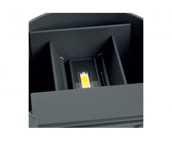 Садово-парковый светильник FERON DH013 2х3W, 450Lm, 4000K, черный, 135х115х100 мм 11872 – изображение 3