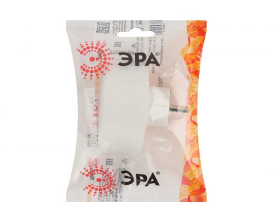 Электрический разветвитель ЭРА SPx-2e-W на 2 розетки с заземлением 16А белый, Б0053478 – изображение 3