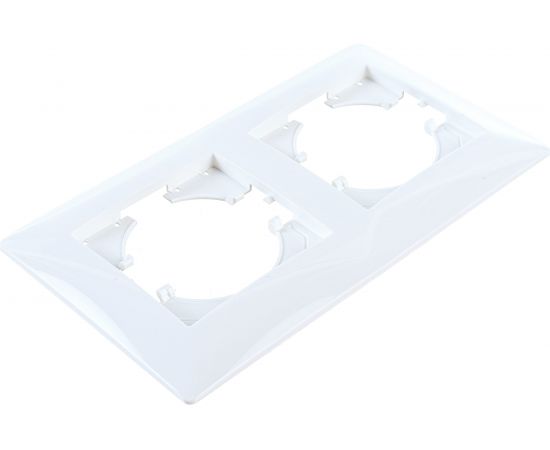 Рамка GUSI ELECTRIC Bravo 2-местная, цвет белый С1020-001 – изображение 3