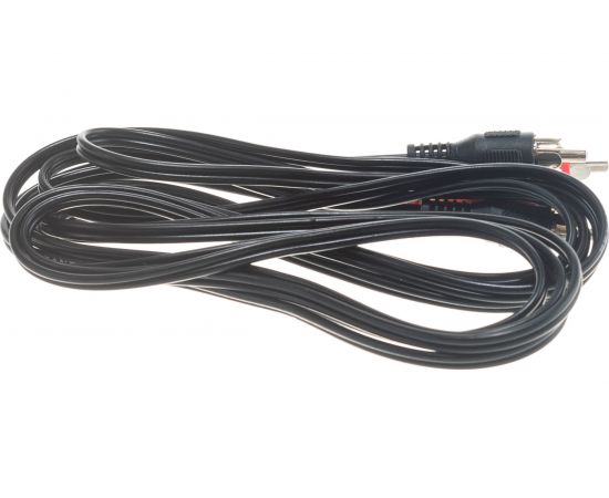 Шнур REXANT 2 RCA - 2 RCA, длина 3 метра, черный 17-0105 – изображение 4