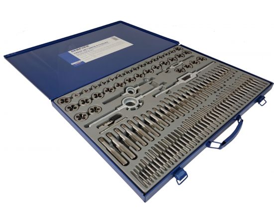 Набор метчиков и плашек DeBever М2 - М18, 110 предметов, метрическая резьба DB-S-TDM5110 – изображение 7