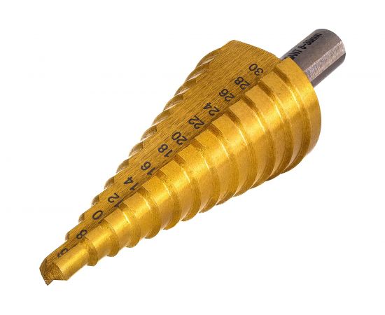 Сверло ступенчатое 6-30 мм, HSS-TIN Gigant GT-161 – изображение 10