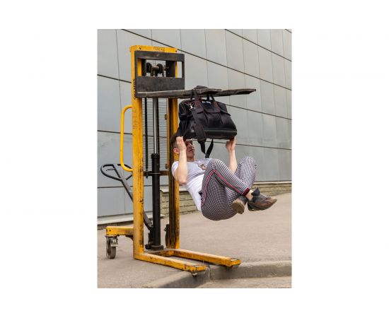 Сумка для инструмента с пластиковым дном с ремнем Dr. IRON 510х260х390 мм DR1029 – изображение 10