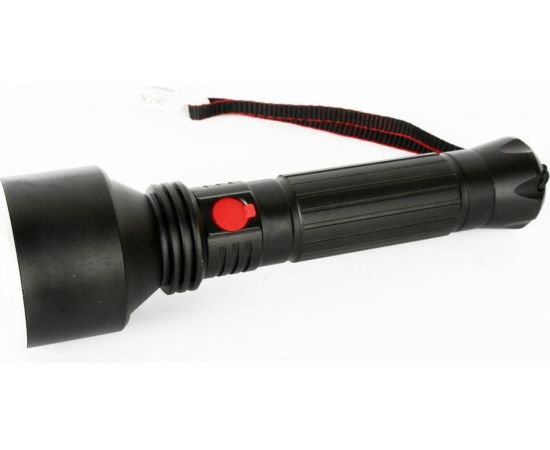 Аккумуляторный фонарь Camelion E163 3,7В, черный, T40 LED, 10 Ватт, 3 режима, алюминий, бокс 14279 