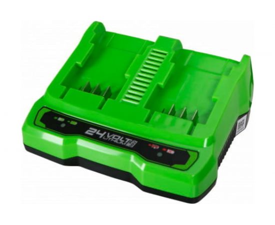 Устройство зарядное для 2-х аккумуляторов G24x2UC2 24 В GreenWorks 2931907 