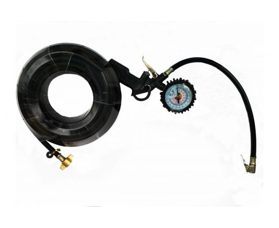 Шланг для подкачки колес ДАЛИ-авто с манометром и пистолетом DA-01341 