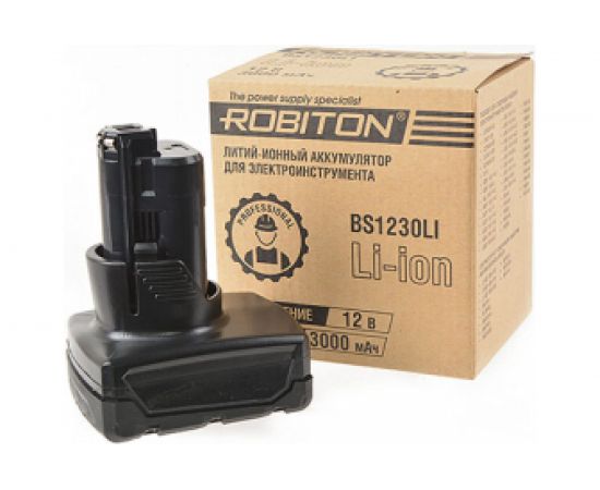 Аккумулятор BS1230LI (12 В, 3 Ач) для электроинструментов Bosch Robiton 16525 