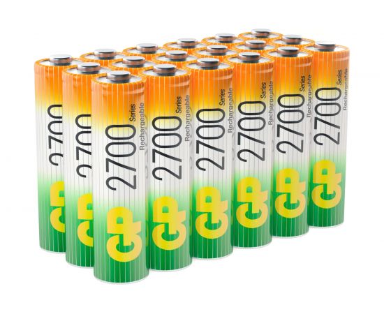 Аккумуляторные пальчиковые батарейки АА GP hr6 2700 mah/мАч ni-mh 18 шт в упаковке 270AAHC-B18 