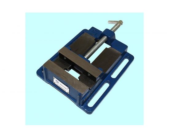 Станочные тиски TLX для сверлильных станков 125мм тип 1 неповоротные ход 115мм, паз 12х84мм 66597 