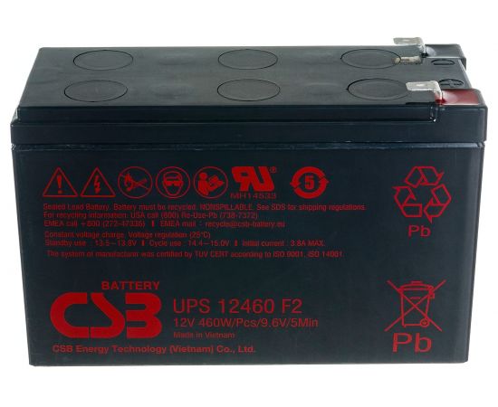 Аккумулятор UPS12460 для ИБП CSB UPS12460F2CSB 