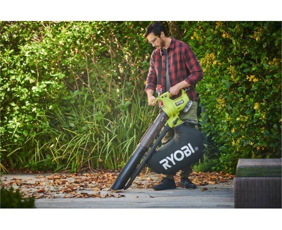 Садовый пылесос-воздуходувка Ryobi ONE+ 18В RY18BVXA-0 5133005546 – изображение 11