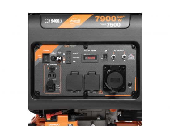 Бензиновый инверторный генератор с электрозапуском Daewoo GDA 9400Ei – изображение 13