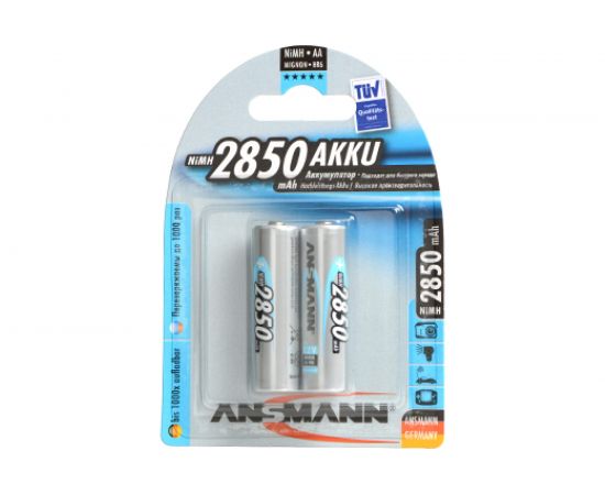 Аккумулятор 2шт. 5035202-RU AA 2850мАч ANSMANN 11401 – изображение 2