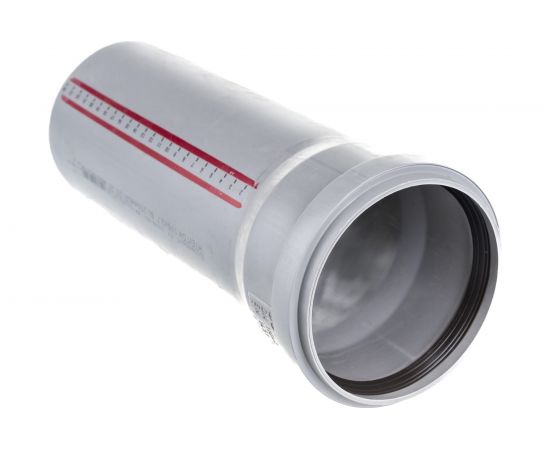 Труба однораструбная канализационная HTEM 110х250 Ostendorf 115010 – изображение 2