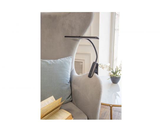 Светодиодный светильник Лючия L555 "FLEX Accu Clip" черный аккумулятор на прищепке 10W 3000K 4606400512820 – изображение 2