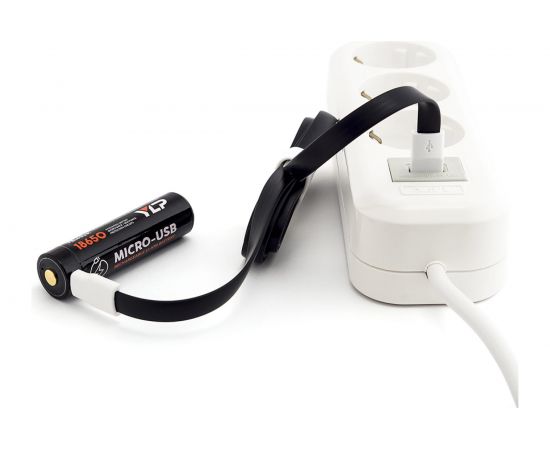 Аккумулятор ЯРКИЙ ЛУЧ ylp yl1832r 18650 li-ion 3.7в 3200mah с защитой и встроенной арядкой micro-usb 4606400106494 – изображение 3