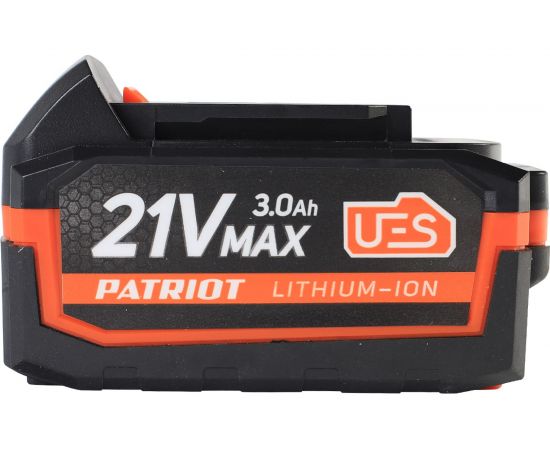 Батарея аккумуляторная PB BR 21V(Max) Li-ion UES 3.0 Ah, тонкая зарядка Patriot 180301123 – изображение 3
