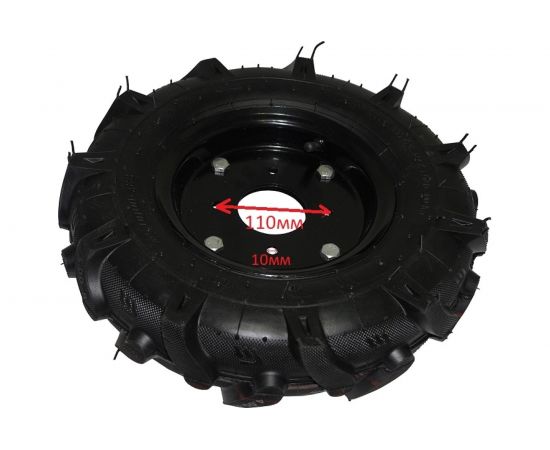 Колесо пневматическое 4.00-8 Елочка, 4 отверстия Habert 00-00155290 – изображение 3