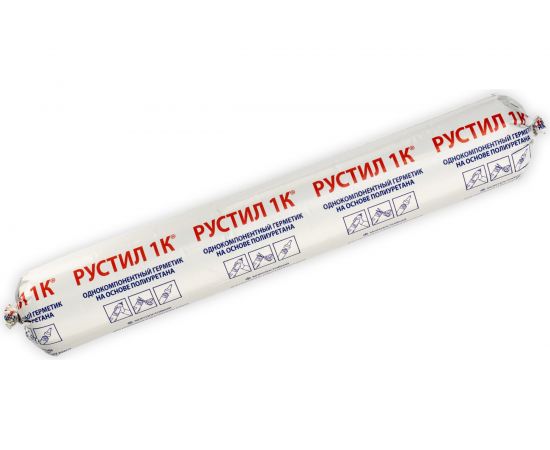 Герметик Рустил 1К 600 мл белый RAL9003 и насадка для пистолета для герметика 61458139 – изображение 3