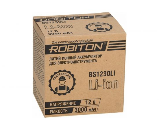 Аккумулятор BS1230LI (12 В, 3 Ач) для электроинструментов Bosch Robiton 16525 – изображение 4