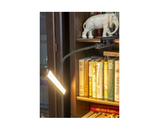 Светодиодный светильник Лючия L555 "FLEX Accu Clip" черный аккумулятор на прищепке 10W 3000K 4606400512820 – изображение 4