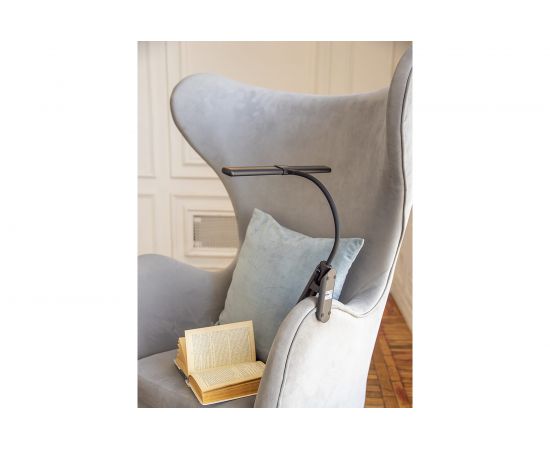 Светодиодный светильник Лючия L555 "FLEX Accu Clip" черный аккумулятор на прищепке 10W 3000K 4606400512820 – изображение 5