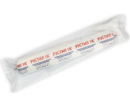 Герметик Рустил 1К 600 мл коричневый RAL 8017 и насадка к пистолету для герметика 61458142 – изображение 5