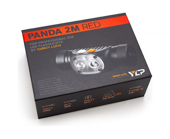 Налобный фонарь ЯРКИЙ ЛУЧ YLP PANDA 2M-RED Sams.LH351D max.350лм +RED 3+3 режима, магнит, под аккумулятор 18650 4606400011330 – изображение 6