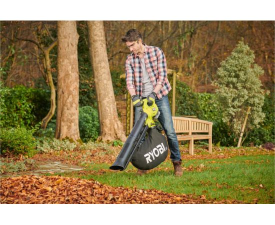 Садовый пылесос-воздуходувка Ryobi ONE+ 18В RY18BVXA-0 5133005546 – изображение 6