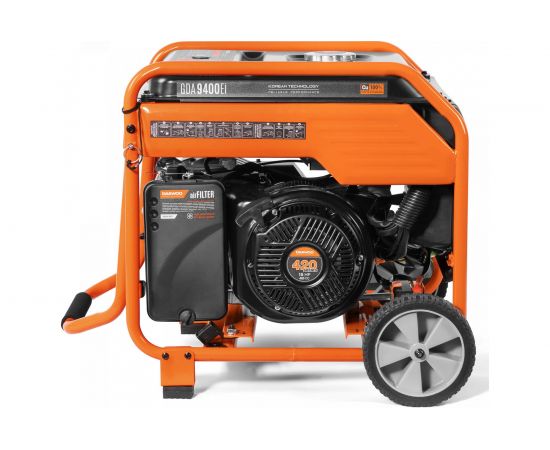 Бензиновый инверторный генератор с электрозапуском Daewoo GDA 9400Ei – изображение 7
