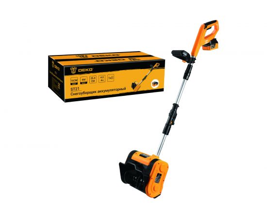 Аккумуляторный снегоуборщик DEKO ST21, 20В, 1х4.0Ач 063-4440 – изображение 7