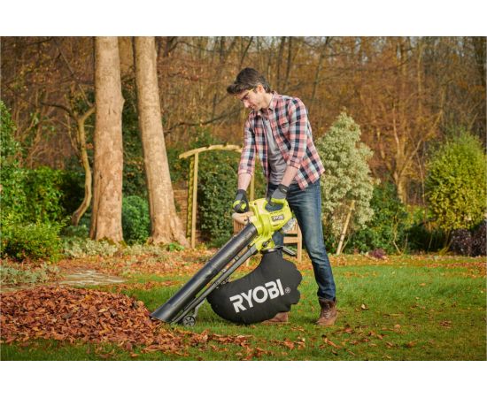 Садовый пылесос-воздуходувка Ryobi ONE+ 18В RY18BVXA-0 5133005546 – изображение 7