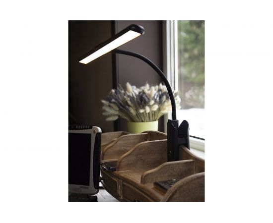 Светодиодный светильник Лючия L555 "FLEX Accu Clip" черный аккумулятор на прищепке 10W 3000K 4606400512820 – изображение 7