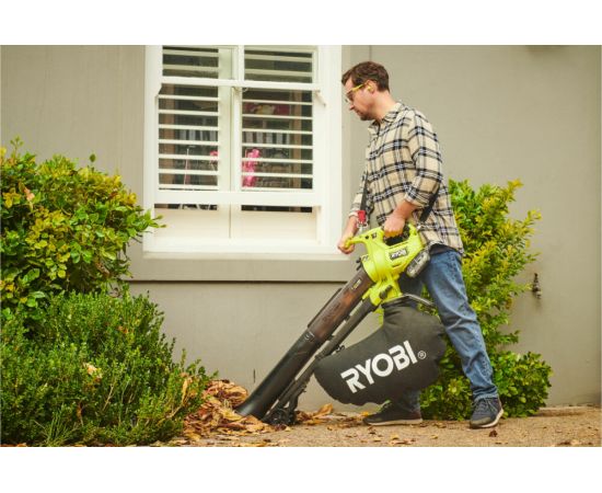 Садовый пылесос-воздуходувка Ryobi ONE+ 18В RY18BVXA-0 5133005546 – изображение 8