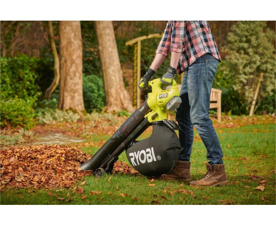 Садовый пылесос-воздуходувка Ryobi ONE+ 18В RY18BVXA-0 5133005546 – изображение 10