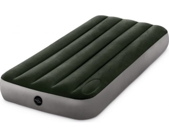 Надувной матрас Intex 99х191х25см, встроенный ножной насос, до 136кг 64761 