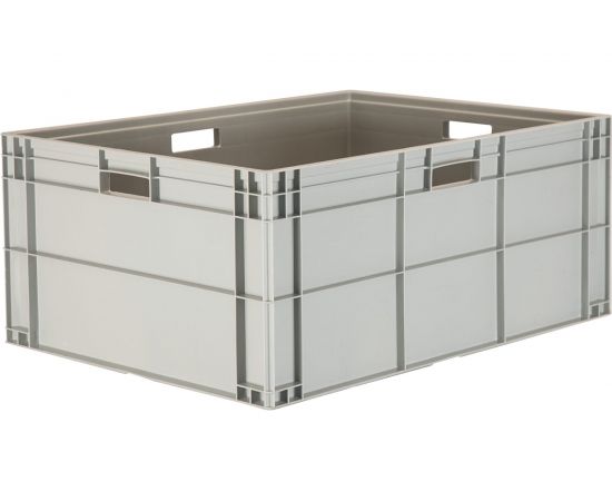 Ящик Тара.ру п/п сплошной, с ручками, дно с усилением, серый B-8633 9826 